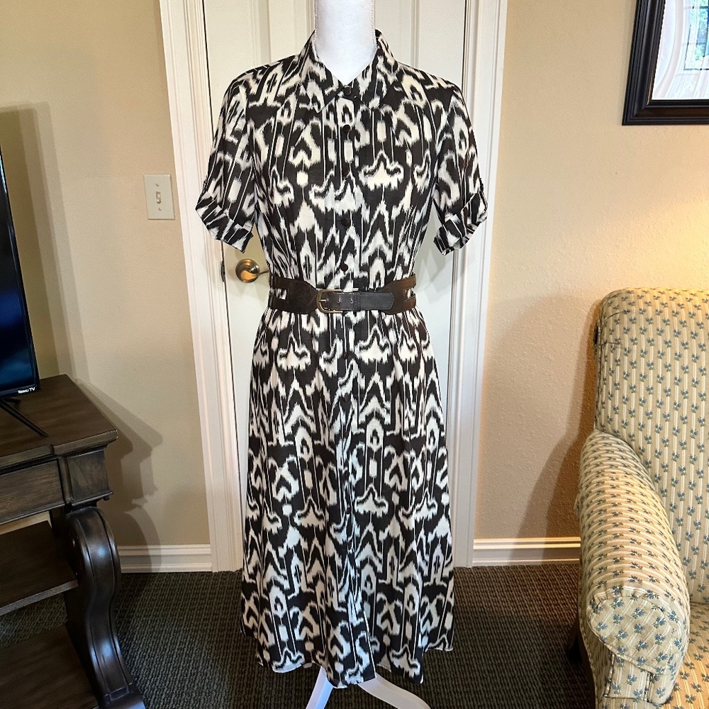 Short-sleeve shirt Dress Size 8 by Talbot's
